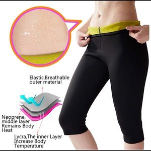 NWT Neoprene Hot Workout pants